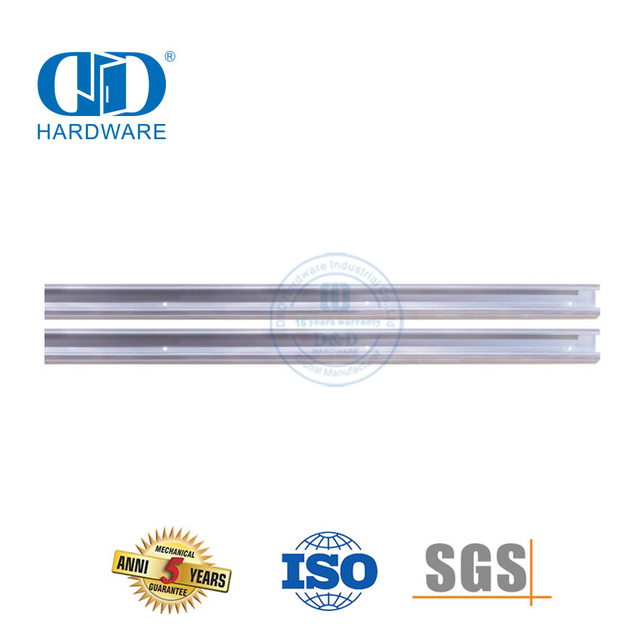 Kit de quincaillerie décorative pour porte de grange en acier inoxydable, rouleau de roue, porte en bois Hardware-DDBD068