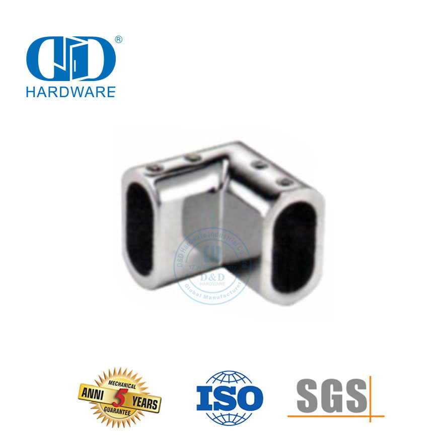 Matériel de charnière de porte de connecteur en verre d'acier inoxydable Hardware-DDSL002-7 de porte coulissante