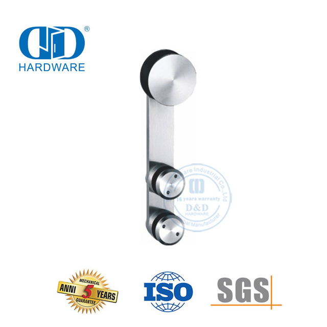Ensemble d'accessoires en acier inoxydable OEM, accessoires en verre, quincaillerie de porte, raccord en verre pour Bathroom-DDGS102