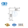 Insertion d'angle de Tube, accessoires en verre en acier inoxydable, quincaillerie de porte, raccord de porte en verre pour lavabo Bathroom-DDGS130
