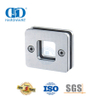 Serrure de porte coulissante en verre en acier inoxydable, bouton de salle de bains, porte coulissante en verre carrée, poignée en coupe-DDSK019