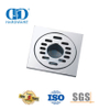 Drain de douche de toilette carré en acier inoxydable, accessoire de meubles de salle de bains, Drain de sol Cover-DDFD003