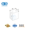 Accessoire de porte en verre de salle de bains en acier inoxydable, cabines de douche commerciales, porte en verre Connector-DDSC018