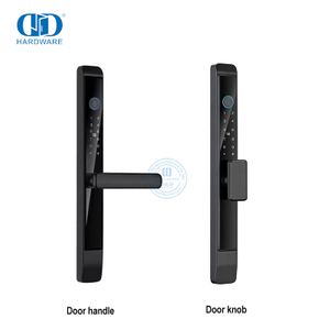 Serrure de porte d'entrée sans clé, clavier numérique intelligent à écran tactile, avec poignée réversible, DDDL010