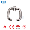 Poignée de levier de porte tubulaire ronde en acier inoxydable EN 1906 finie PSS-DDTH001-PSS