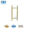 Poignée de porte en verre de salle de bains de maison de style de luxe durable la plus vendue-DDPH001-D-PVD