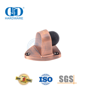 Butées de porte hémisphère en caoutchouc en acier inoxydable 304 pour accessoires de porte en métal-DDDS029
