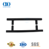 Poignée de traction en acier inoxydable au fini noir mat pour porte résidentielle en verre-DDPH016-D-MB