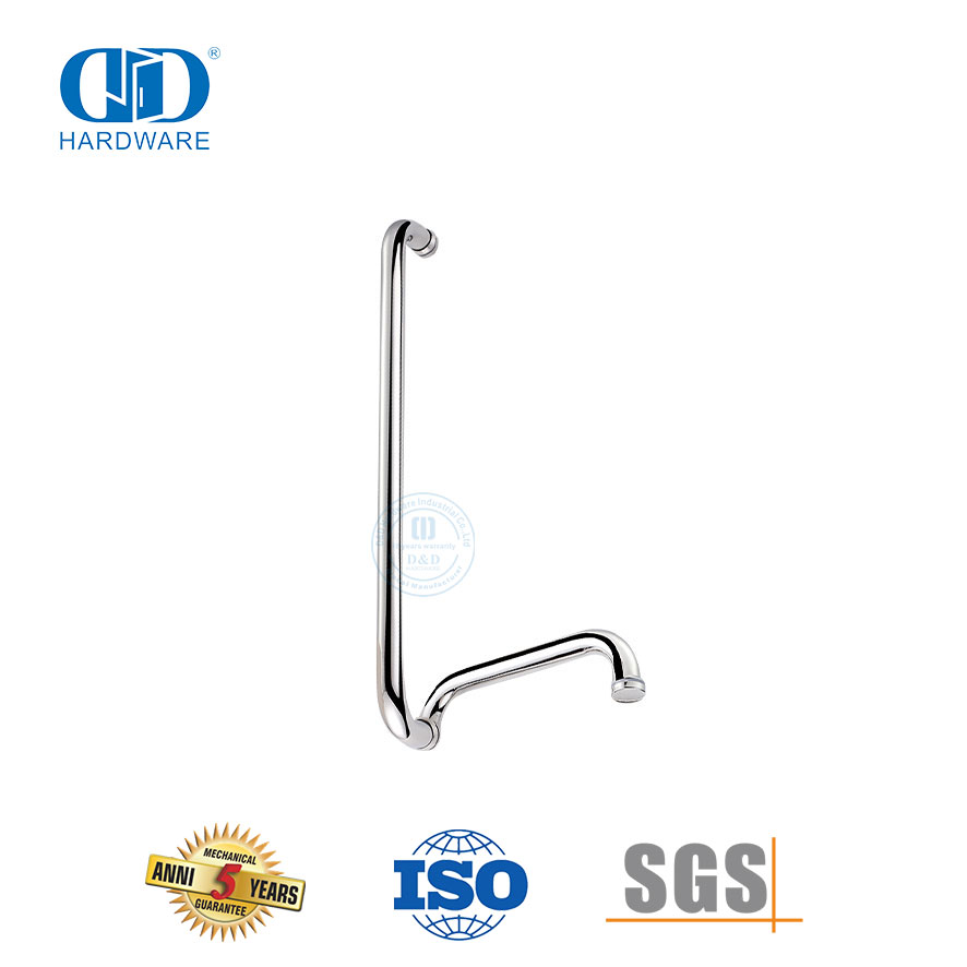  Quincaillerie de meubles raccord de porte de minuterie de salle de bain poignées de traction en acier inoxydable-DDPH018