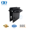 Poignée de levier de porte en acier inoxydable finition argentée avec plaque pour porte en métal-DDTP001-MB