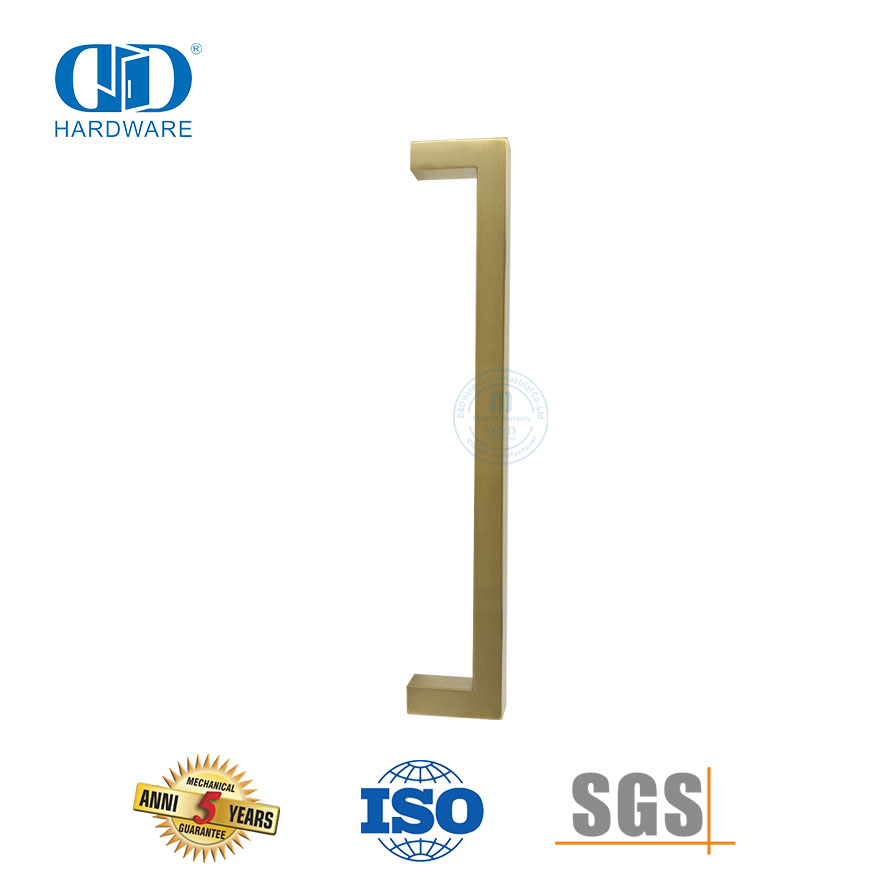 Poignée de porte de douche en métal faite à la main, Vintage, en acier inoxydable, DDPH034-SB