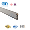 Joint inférieur de porte coulissante en aluminium anodisé insonorisé à usage moyen, coupe-froid-DDBS001