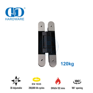 Charnière de porte cachée 3D du fabricant EN1935 pour porte robuste-DDCH008-G120