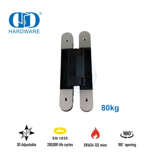 Charnière de porte de sécurité de types dissimulés EN1935 pour le gouvernement-DDCH008-G80