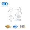 Ensemble d'accessoires en acier inoxydable OEM, accessoires en verre, quincaillerie de porte, raccord en verre pour Bathroom-DDGS102