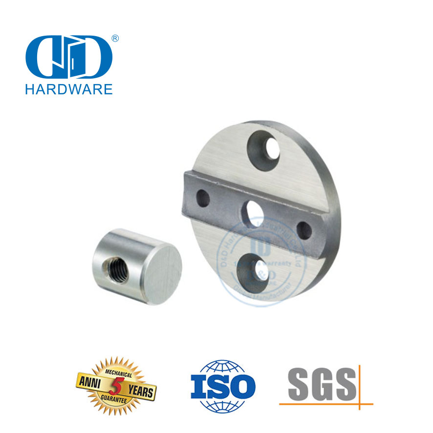 Ensemble d'accessoires en verre en acier inoxydable, porte coulissante suspendue, rouleau de porte de douche pour salle de bain Door-DDGS112