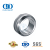 Accessoires de meubles bouton de poignée en acier inoxydable quincaillerie en verre raccord en aluminium trou traversant poignée en coupe-DDSK015