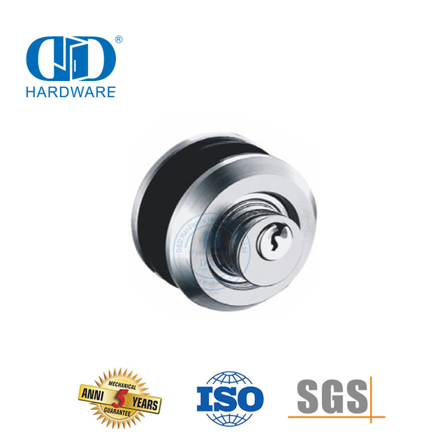 Quincaillerie pour porte coulissante en verre, quincaillerie pour porte coulissante en aluminium et acier inoxydable, serrure et Keep-DDSK013