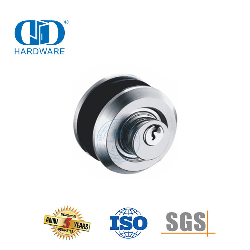 Quincaillerie pour porte coulissante en verre, quincaillerie pour porte coulissante en aluminium et acier inoxydable, serrure et Keep-DDSK013