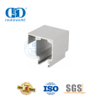 Usine en acier inoxydable fer verre raccord sans cadre porte coulissante en verre matériel accessoire de meubles pour Bathroom-DDGS143