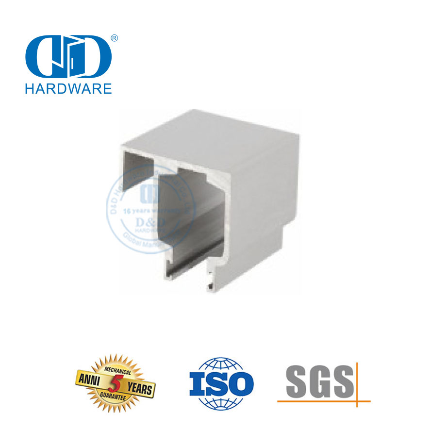 Usine en acier inoxydable fer verre raccord sans cadre porte coulissante en verre matériel accessoire de meubles pour Bathroom-DDGS143