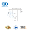 Accessoire de meubles de rouleau de porte coulissante en verre d'acier inoxydable de fournisseur de matériel pour le lavabo de salle de bains-DDGS145