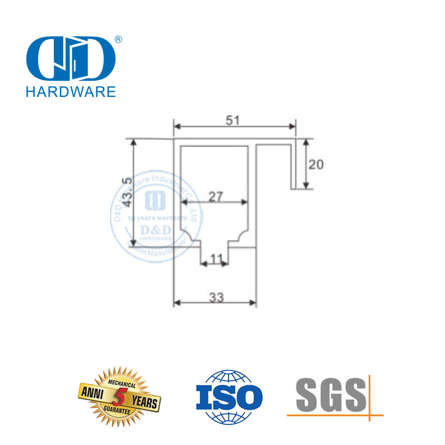 Accessoire de meubles de rouleau de porte coulissante en verre d'acier inoxydable de fournisseur de matériel pour le lavabo de salle de bains-DDGS145
