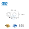 Systèmes de pivot de porte en verre en acier inoxydable, quincaillerie pour porte coulissante, Pivot-DDGP013 de porte inférieure