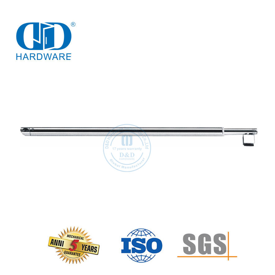 Tige de douche réglable en acier inoxydable, approvisionnement Direct d'usine, salle de bains commerciale, support de panneau en verre, Connector-DDSC022