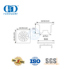 Drain de sol sanitaire en acier inoxydable de haute qualité, Drain de sol carré pour salle de bains Hardware-DDFD006