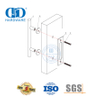 Quincaillerie de porte de grange coulissante en acier inoxydable, ensemble de rails de quincaillerie de porte, matériel de garage en acier-DDBD003