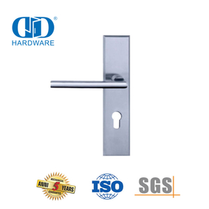SUS304 Poignée à levier moderne de haute qualité avec plaque pour porte de bureau-DDLP001