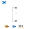 Poignée de porte carrée à tirer et à pousser en acier inoxydable 304 d'un côté pour porte en verre de bureau-DDPH036