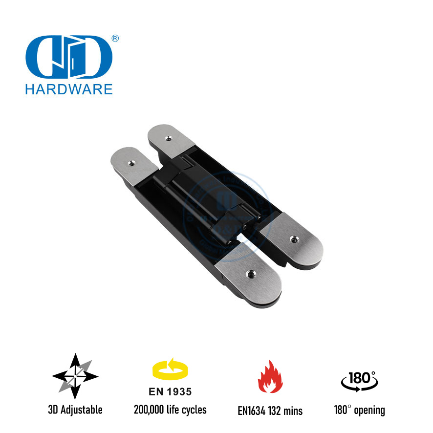 Charnière de porte cachée 3D du fabricant EN1935 pour porte robuste-DDCH008-G120
