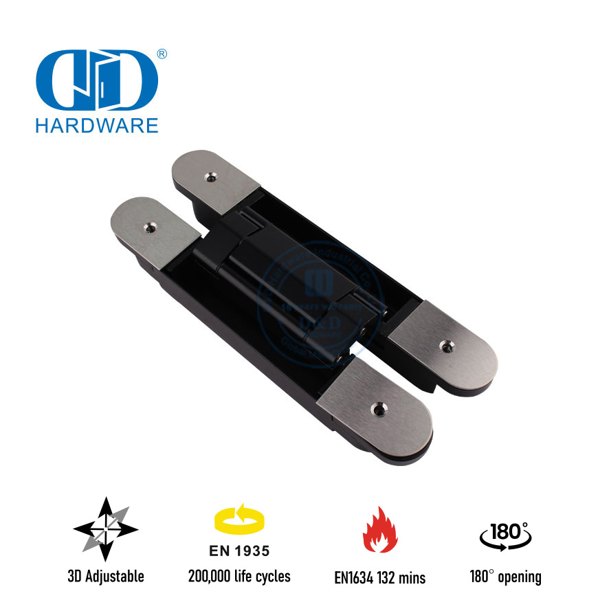 Charnière de porte de sécurité de types dissimulés EN1935 pour le gouvernement-DDCH008-G80