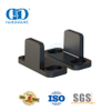 Quincaillerie de porte de grange à double porte noire en acier inoxydable, bas de porte, plancher Guide-DDBD085