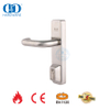 Garniture de levier d'écusson en acier inoxydable CE UL répertorié dispositif de sortie de panique ignifuge barre de panique de porte de sortie pour porte métallique d'urgence commerciale-DDPD015-CE