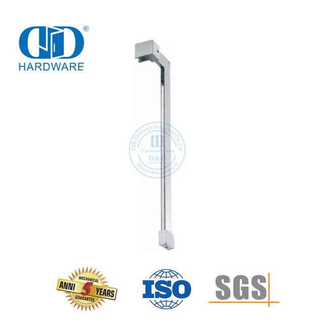 Accessoires de porte de panneau de douche en verre sans cadre en acier inoxydable personnalisés Screens-DDSC008 de douche commerciale
