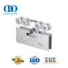 Pince de porte en acier inoxydable, porte coulissante en fer, rouleau suspendu, accessoires de meubles pour Double porte coulissante-DDGS132