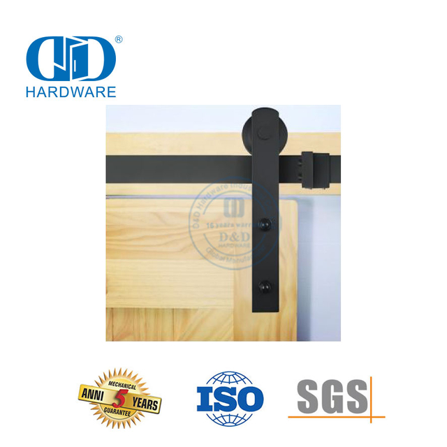 Quincaillerie de porte de grange en acier inoxydable Quincaillerie de garage en acier Hardware-DDBD013 de porte de grange de dérivation