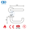 Poignée à levier en acier inoxydable 304 BS EN 1906 pour porte en bois-DDTH001-PVD