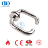 Poignée de levier de porte tubulaire ronde en acier inoxydable EN 1906 finie PSS-DDTH001-PSS