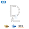 Poignée de traction dos à dos de type D en acier inoxydable argenté pour porte principale en verre Hardware-DDPH006