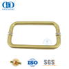 Accessoires de porte de salle de bain porte-serviettes porte coulissante en verre dos à dos poignée de traction-DDPH007-A-SB
