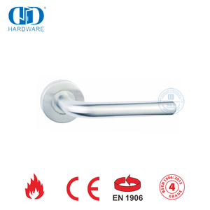 Poignée de porte extérieure avant en forme de L certifiée BS EN 1906-DDTH010-SSS