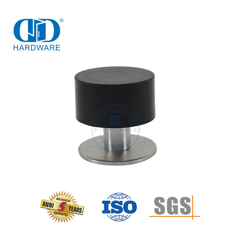 Butée de porte en métal de rondelle de charge de sécurité en acier inoxydable avec porte extérieure-DDDS044