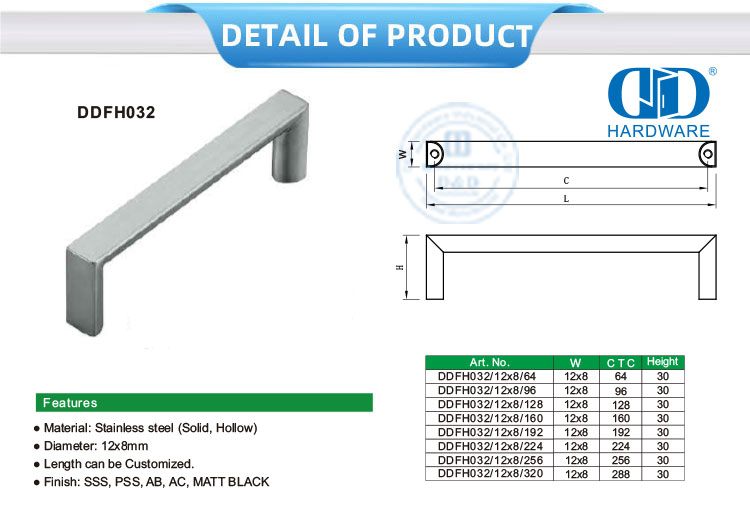 poign&eacute;es de traction de commode