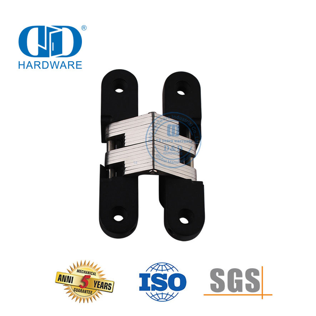 Charnière de porte d'école d'hôtel invisible à 180 degrés en alliage de zinc du fabricant-DDCH007