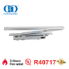 Ferme-porte de sortie aérienne automatique en aluminium ignifuge, Certification UL à contrôle réglable-DDDC052