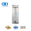 Poignée de traction en acier inoxydable, usine OEM, poignée de levier de quincaillerie de plaque, poignée de porte commerciale en métal creux, Handle-DDPH024